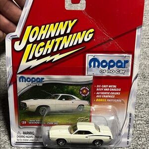 Johnny Lightning Mopar Die-Cast Car - Cream